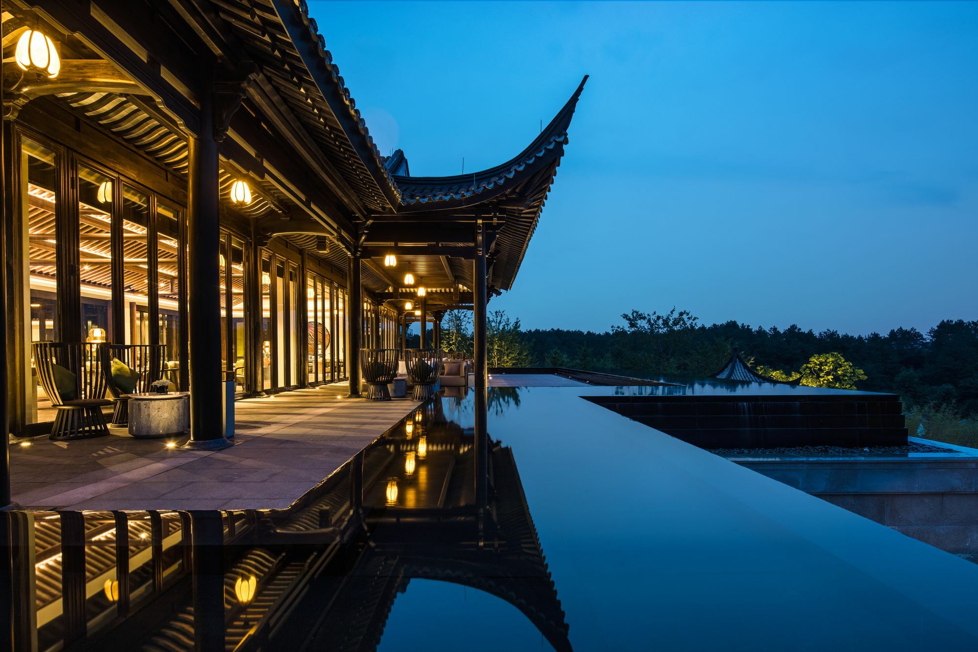 Hotel Banyan Tree Anji Huzhou Esterno foto
